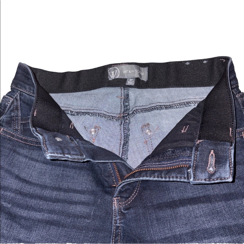 Wit & Wisdom Charlotte Mid Rise Skinny Raw Hem Women’s Jeans Size 0P NWT - Picture 11 of 11